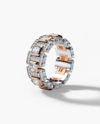 LA PAZ Two-Tone Gold Ring with 4.70ct Diamonds