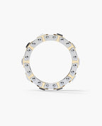 LA PAZ Two-Tone Gold Ring with 0.40ct Diamonds