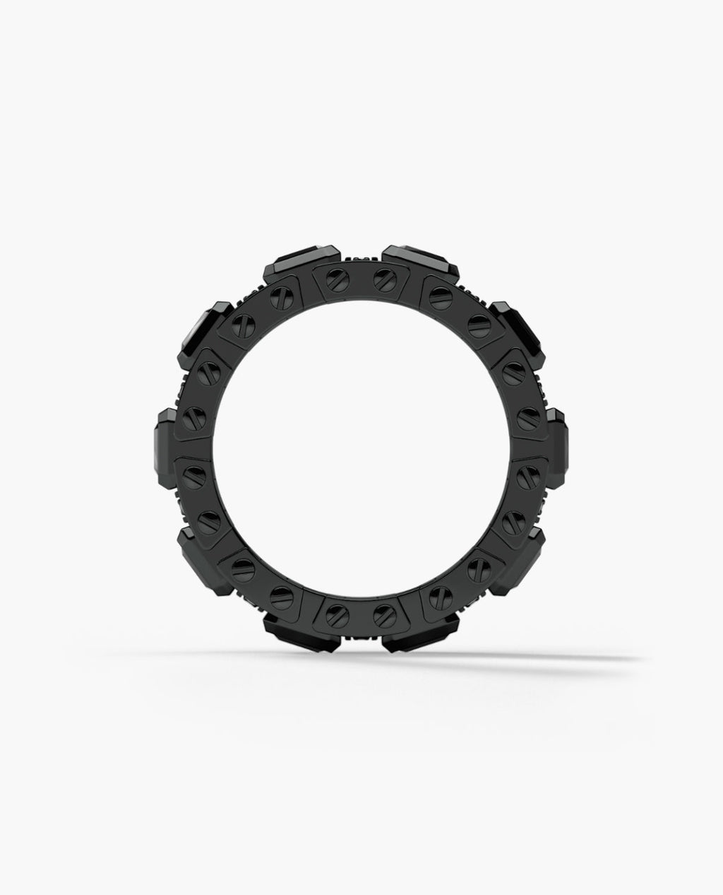 LA PAZ EverBlak Black Gold Ring with 4.70ct Black Diamonds