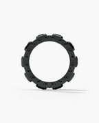 LA PAZ EverBlak Black Gold Ring with 4.70ct Black Diamonds