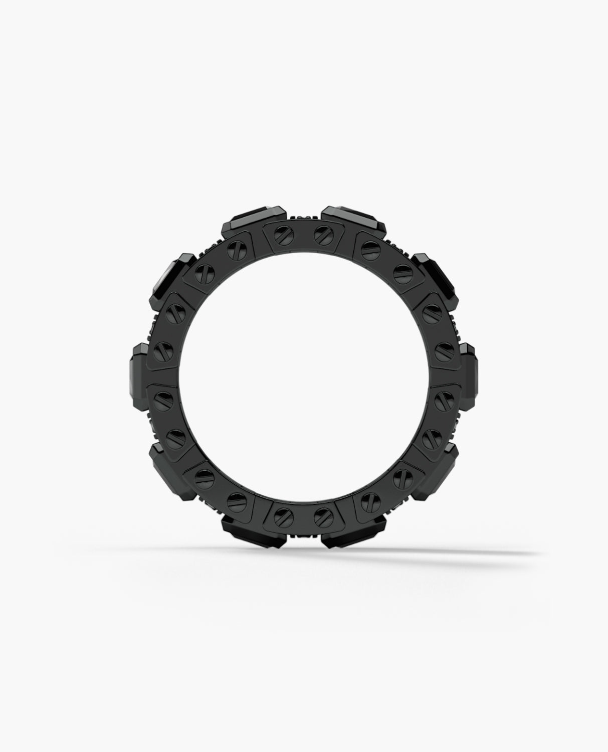 LA PAZ EverBlak Black Gold Ring with 4.70ct Black Diamonds