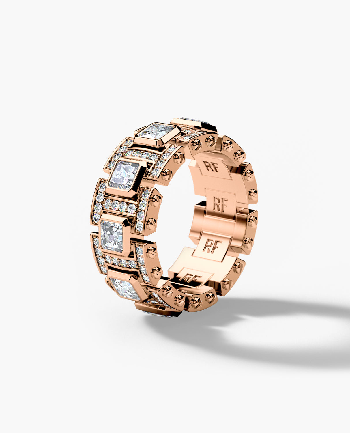 LA PAZ Gold Ring with 4.70ct Diamonds