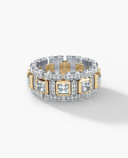 LA PAZ Two-Tone Gold Ring with 4.70ct Diamonds
