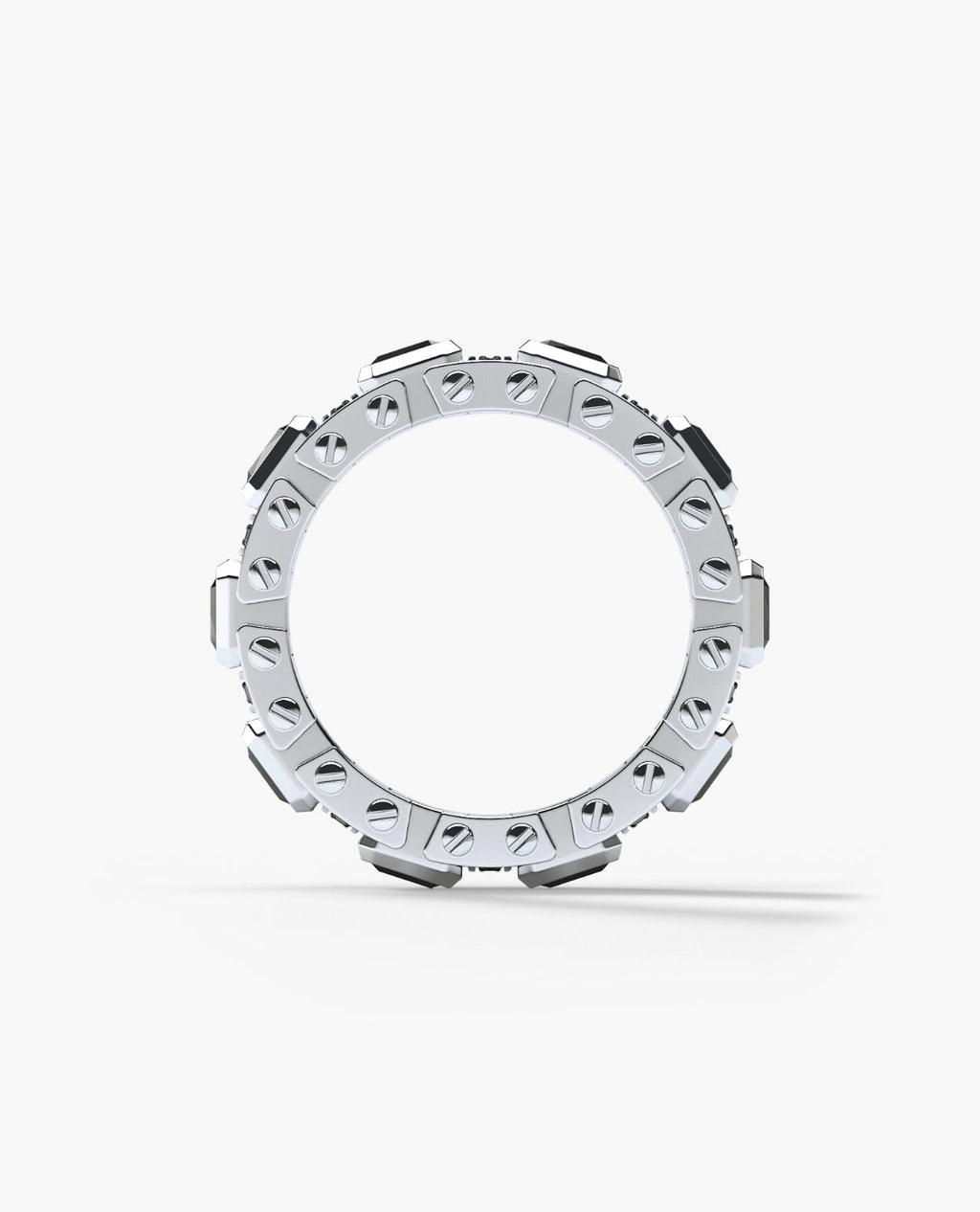 LA PAZ Gold Ring with 4.70ct Black Diamonds