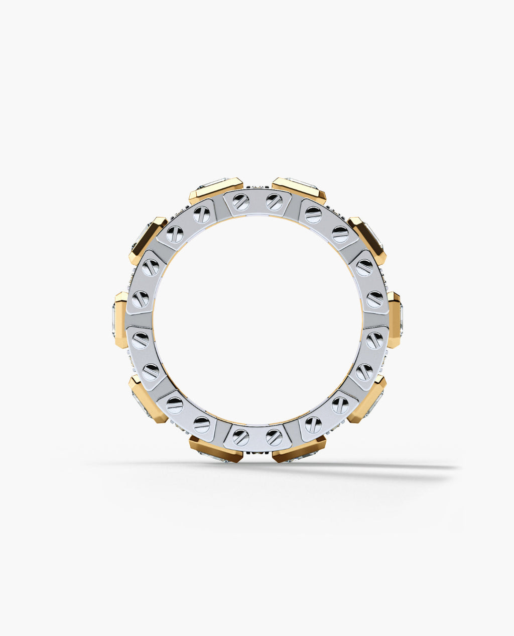 LA PAZ Two-Tone Gold Ring with 4.70ct Diamonds