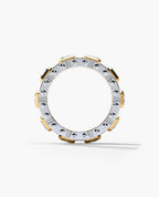 LA PAZ Two-Tone Gold Ring with 4.70ct Diamonds
