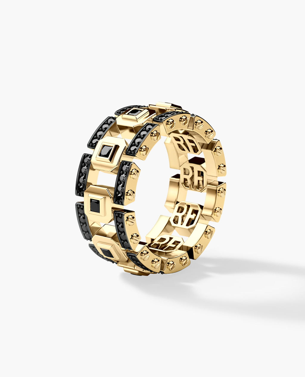 LA PAZ Ring with 1.20ct Black Diamonds