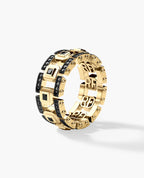 LA PAZ Ring with 1.20ct Black Diamonds
