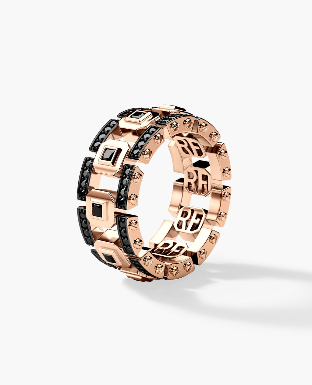 LA PAZ Ring with 1.20ct Black Diamonds