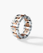 LA PAZ Two-Tone Gold Ring with 0.40ct Diamonds