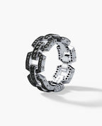 NORTHSTAR Gold Ring with 1.10ct Black Diamonds