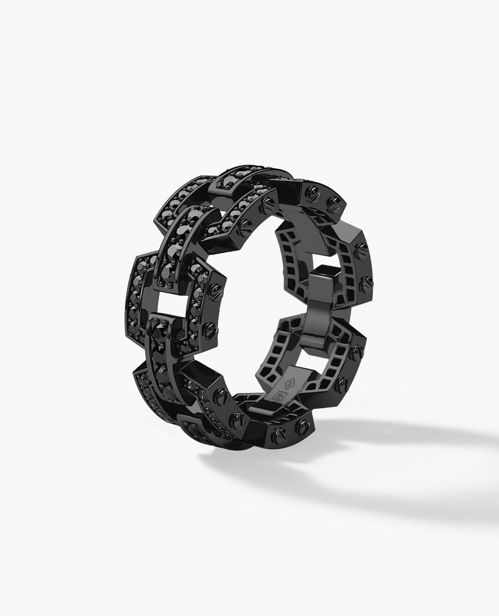 NORTHSTAR EverBlak Black Gold Ring with 1.10ct Black Diamonds