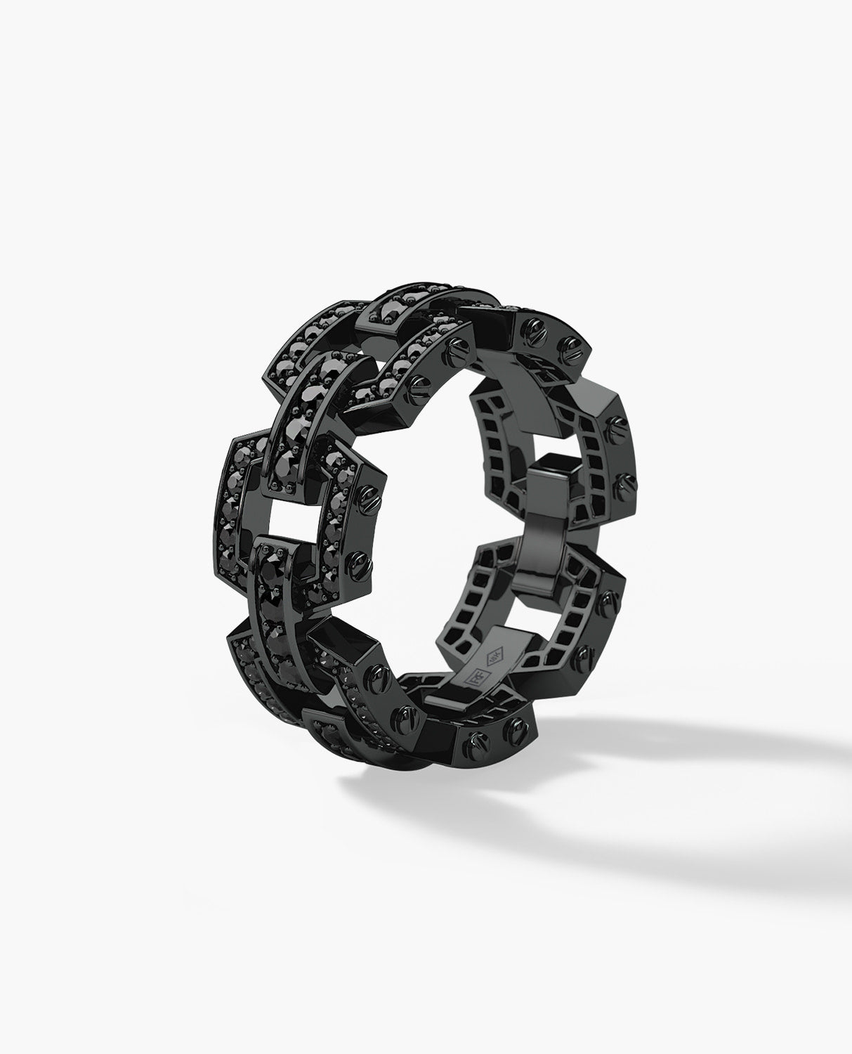 NORTHSTAR EverBlak Black Gold Ring with 1.10ct Black Diamonds