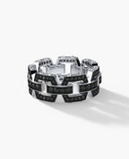 NORTHSTAR Gold Ring with 1.10ct Black Diamonds