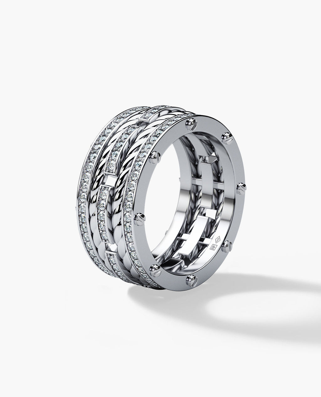 ROPES Gold Ring with 1.45ct Diamonds