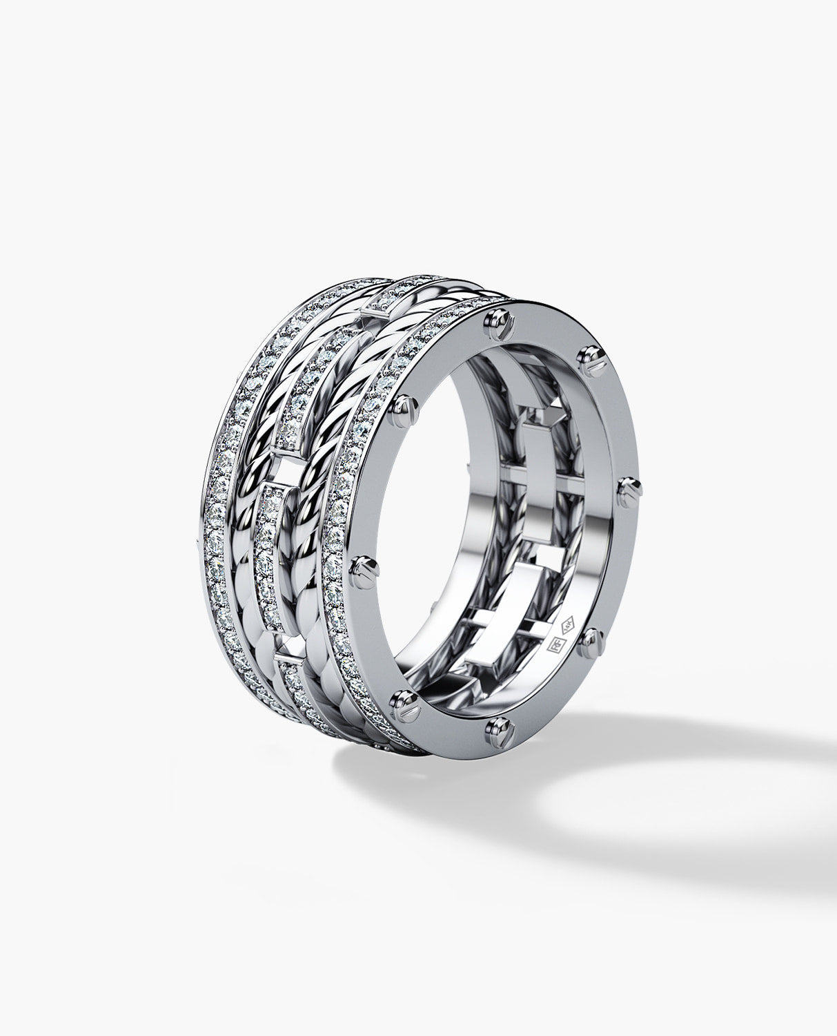 ROPES Gold Ring with 1.45ct Diamonds