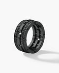 ROPES EverBlak Black Gold Ring with 1.05ct Black Diamonds