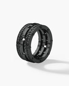 ROPES EverBlak Black Gold Ring with 1.05ct Black Diamonds