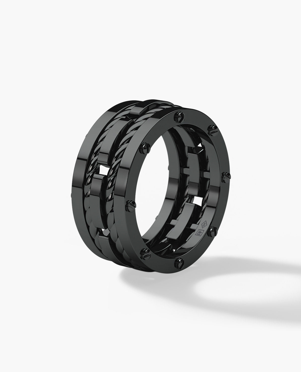 ROPES EverBlak Black Gold Ring