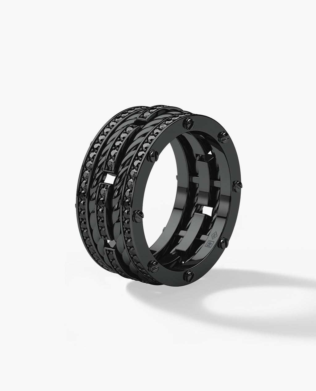 ROPES EverBlak Black Gold Ring with 1.45ct Black Diamonds