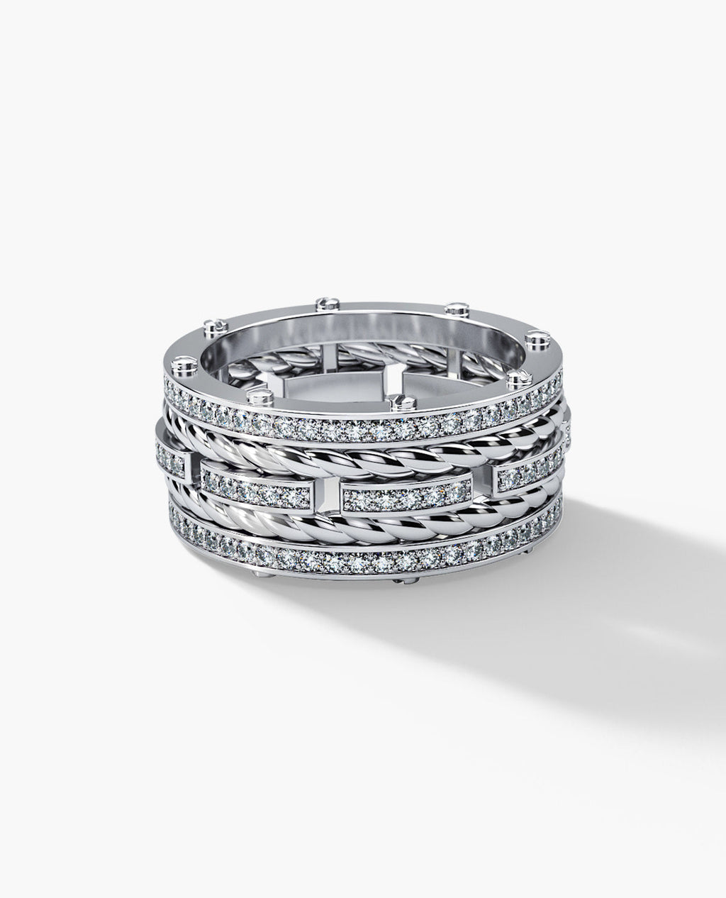 ROPES Gold Ring with 1.45ct Diamonds