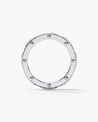 ROPES Gold Ring with 1.05ct Black Diamonds