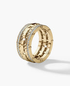 ROPES Gold Ring with 1.05ct Diamonds