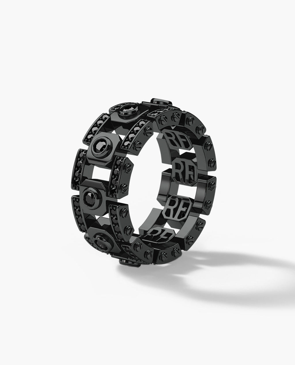 TALLAPOOSA EverBlak Gold Ring with 1.30ct Black Diamonds