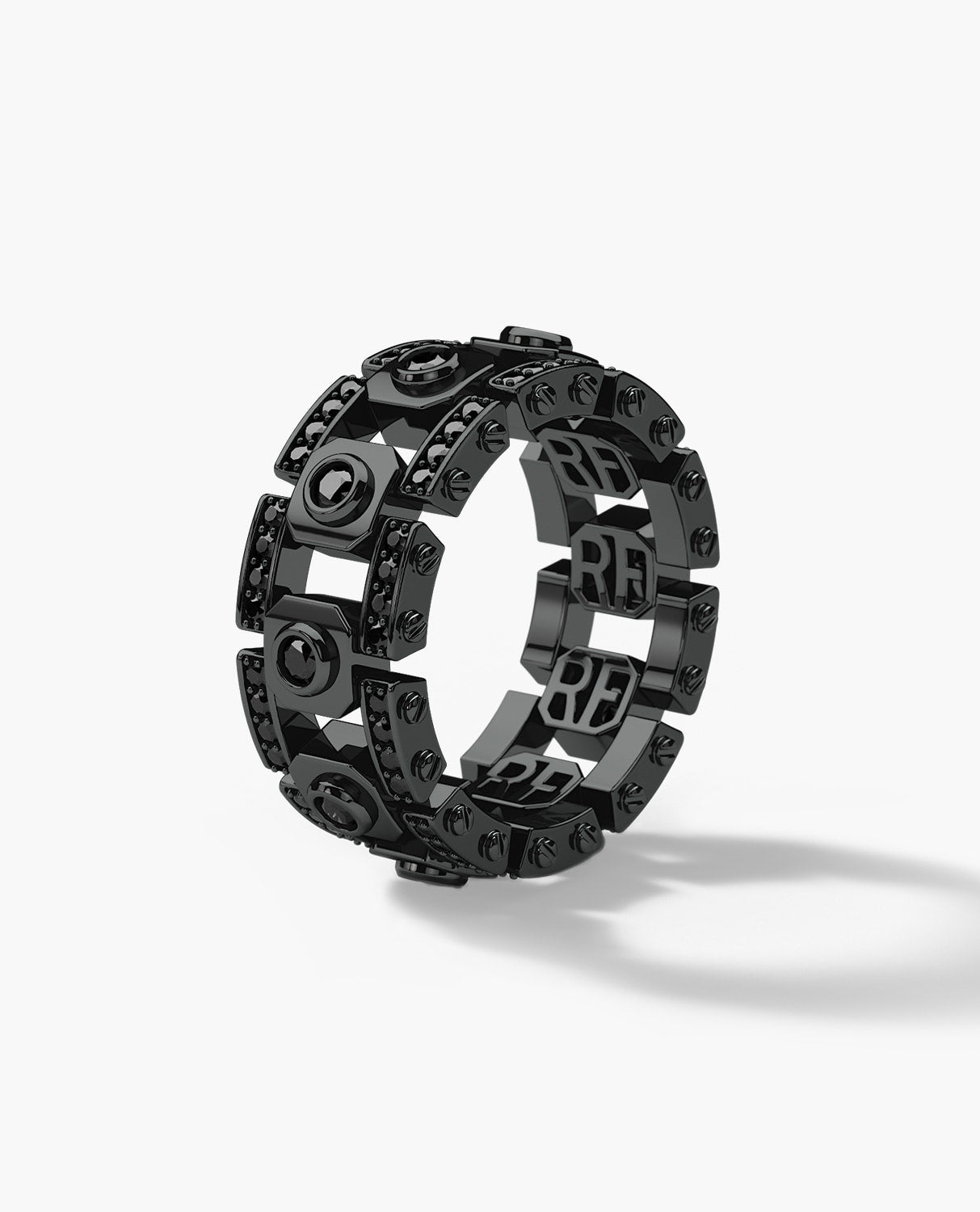 TALLAPOOSA EverBlak Gold Ring with 1.30ct Black Diamonds