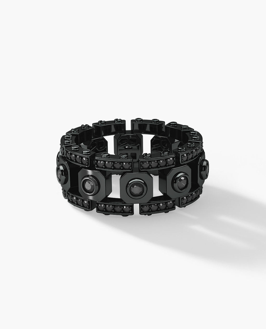 TALLAPOOSA EverBlak Gold Ring with 1.30ct Black Diamonds