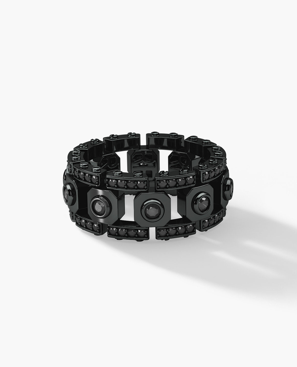 TALLAPOOSA EverBlak Gold Ring with 1.30ct Black Diamonds