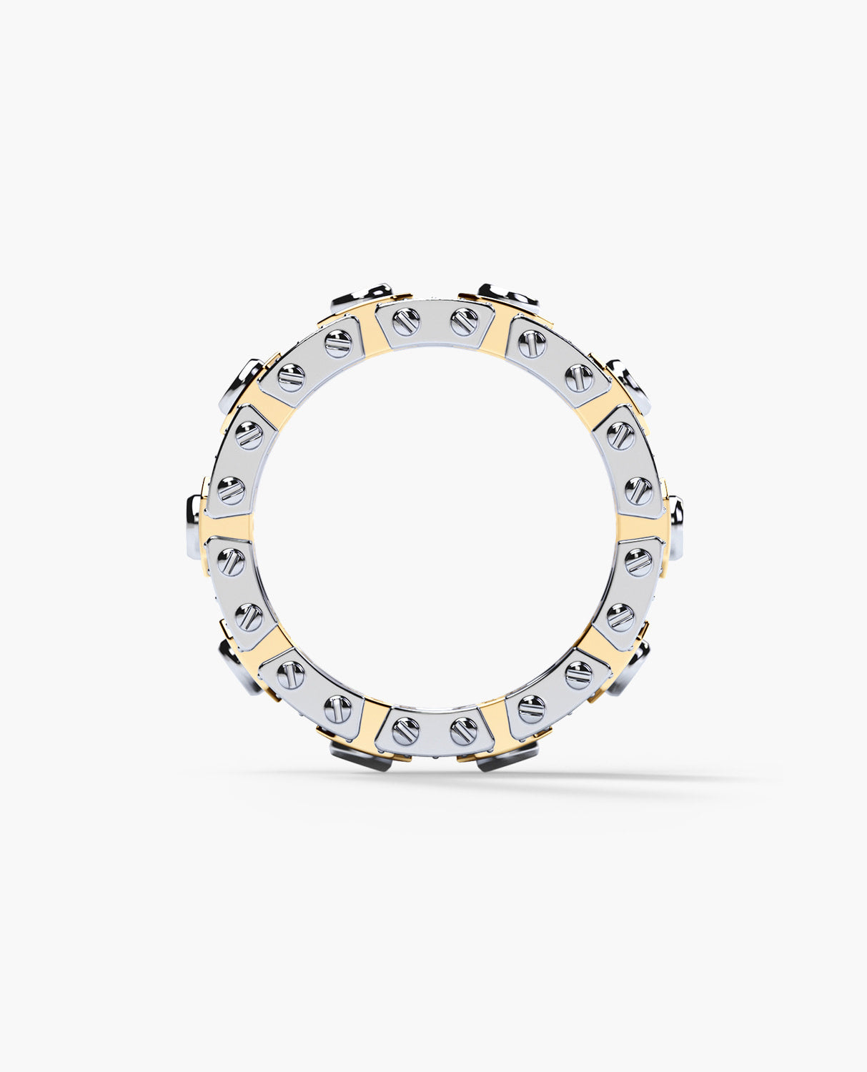TALLAPOOSA Two-Tone Gold Ring with 1.30ct Diamonds