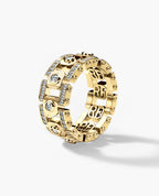 TALLAPOOSA Gold Ring with 1.30ct Diamonds