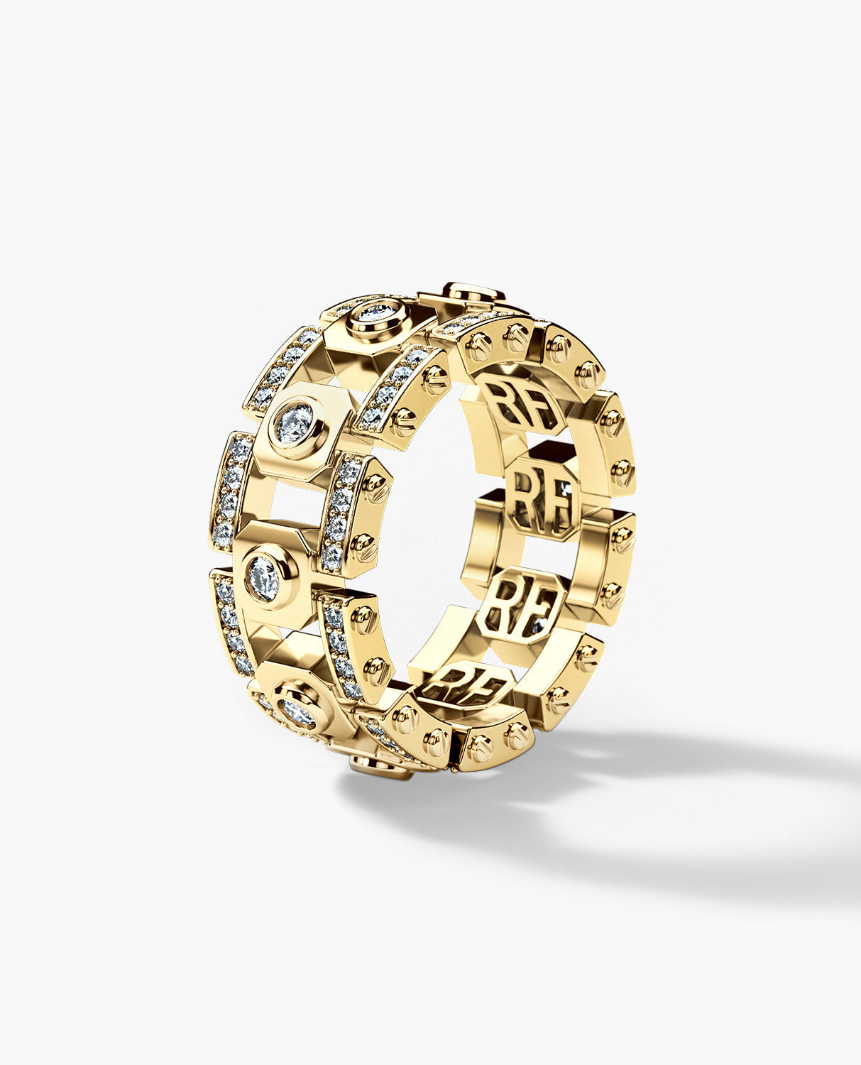 TALLAPOOSA Gold Ring with 1.30ct Diamonds