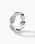 BRIGGS Two-Tone Gold Ring with 0.24ct Diamonds