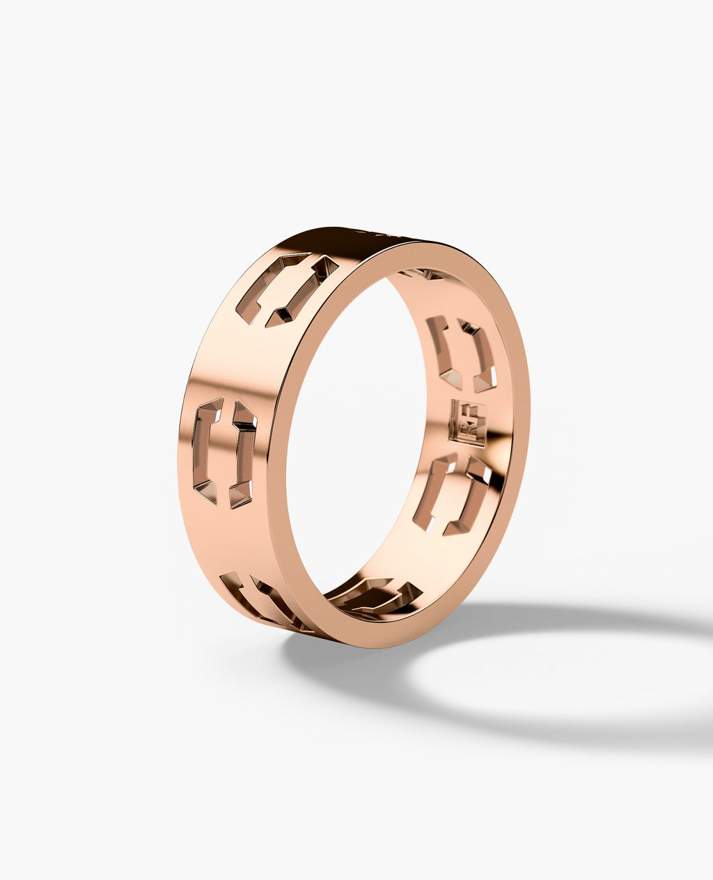 SHADOW NORTHSTAR Gold Ring - Wide Version
