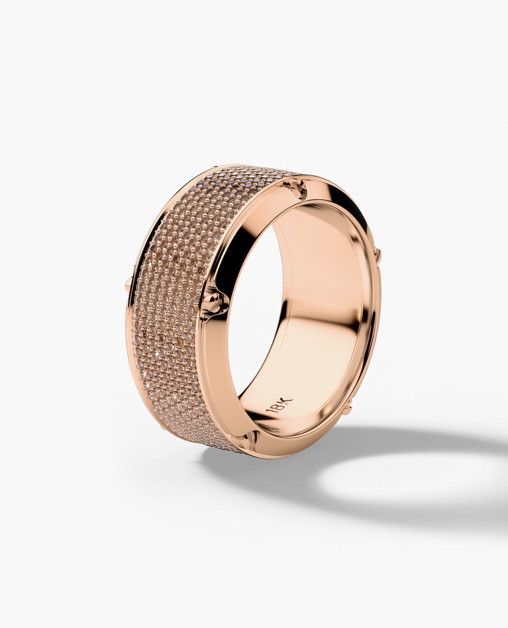 CORTEZ Gold Ring with 2.40ct KolaKola™ Brown Diamonds