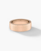 JERRITT Comfort Fit Gold Ring with 0.70ct KolaKola™ Brown Diamonds