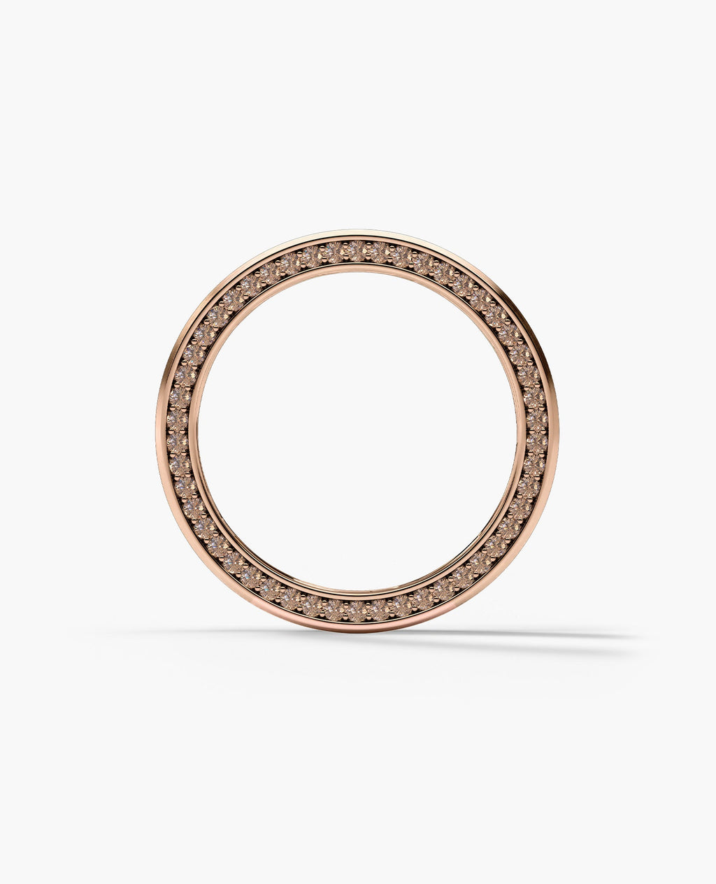JERRITT Comfort Fit Gold Ring with 0.70ct KolaKola™ Brown Diamonds
