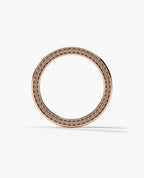 JERRITT Comfort Fit Gold Ring with 0.70ct KolaKola™ Brown Diamonds