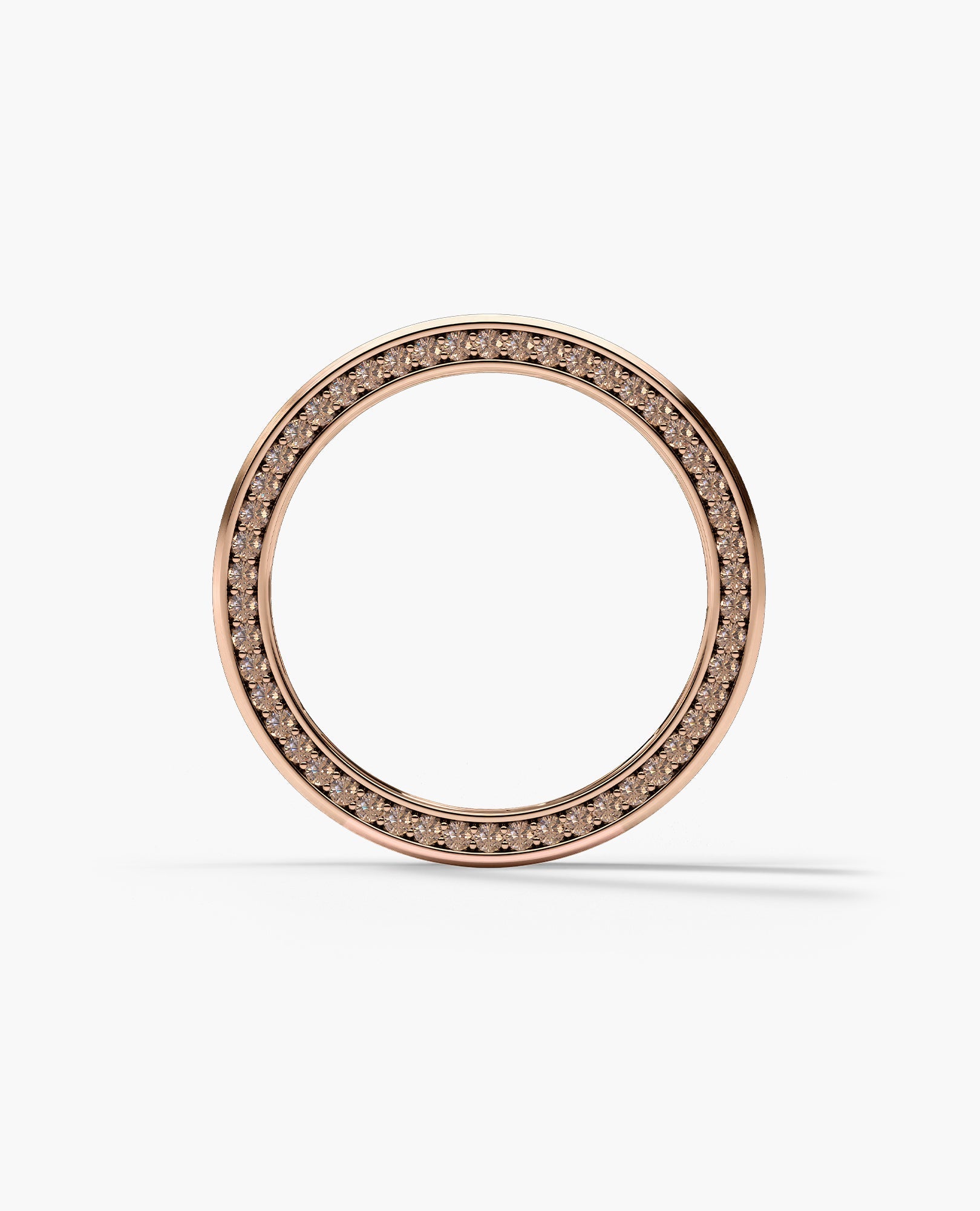 JERRITT Comfort Fit Gold Ring with 0.70ct KolaKola™ Brown Diamonds