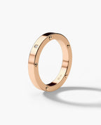 NORSE Gold Ring with Diamond - 3.5mm