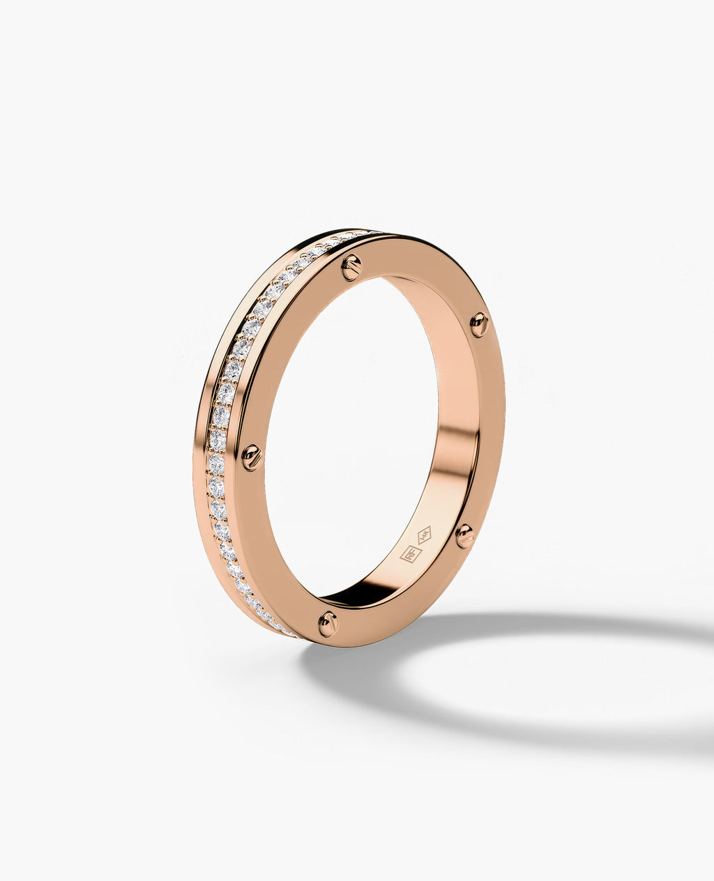 NORSE Gold Ring with 0.55ct Diamonds - 3.5mm