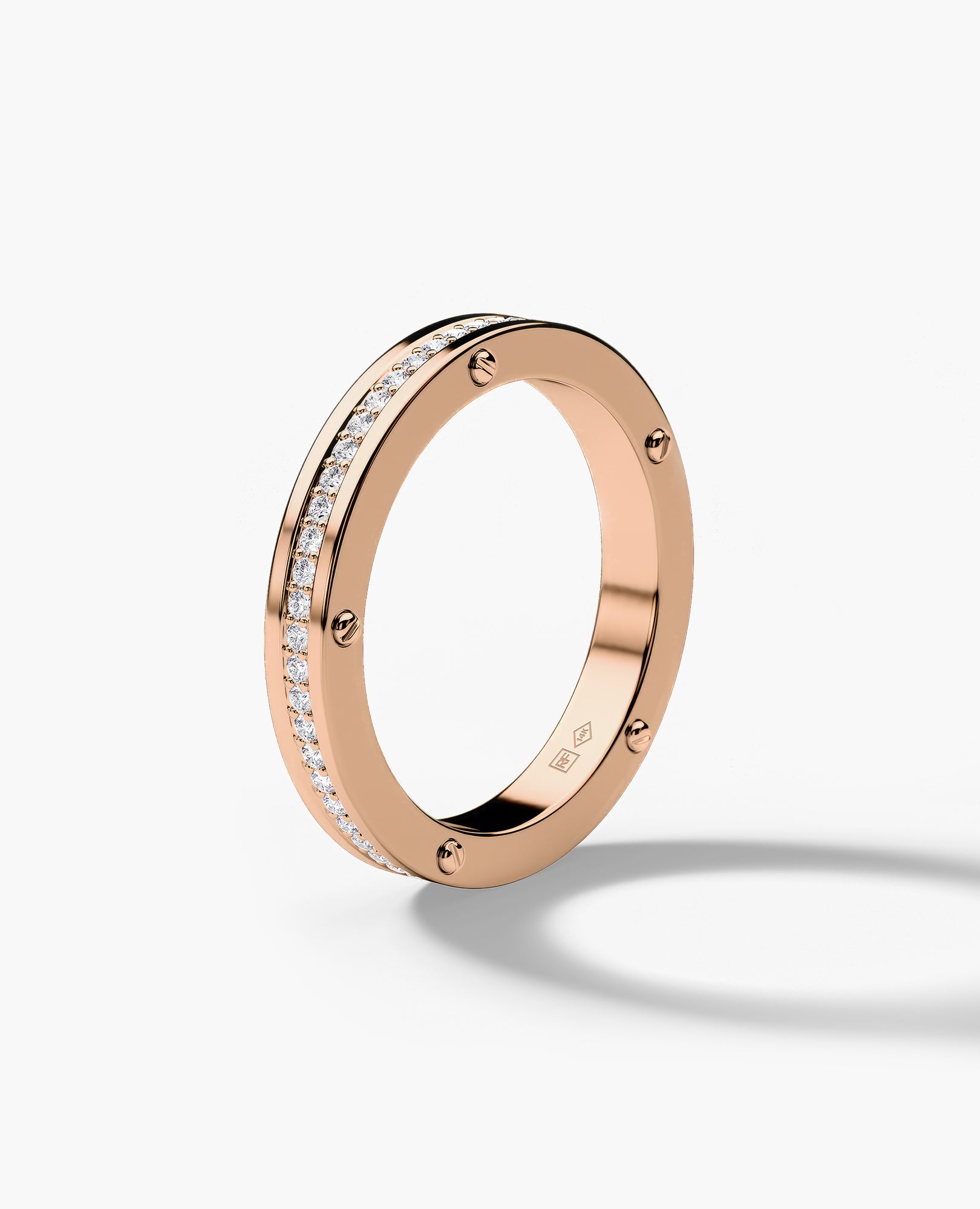NORSE Gold Ring with 0.55ct Diamonds - 3.5mm