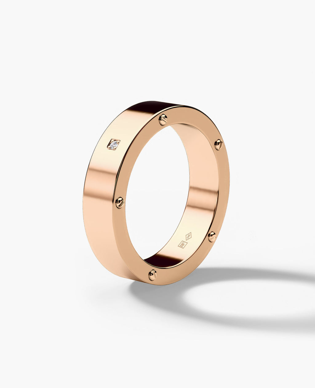 NORSE Gold Ring with Diamond - 5.5mm