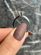 Round 2.5 Carat IGI Certified Lab Grown Ideal Cut Diamond Wedding ring - DisneyValley