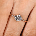 Five Stone Style Round Cut Diamond Ring