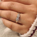 Round Diamond Band in Scattered Setting