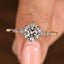 Five Stone Style Round Cut Diamond Ring