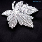 Royal Canadian Maple Leaf Brooch, garden leaf brooch pin DisneyValley